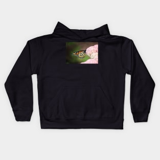 Monarch on Sedum Kids Hoodie